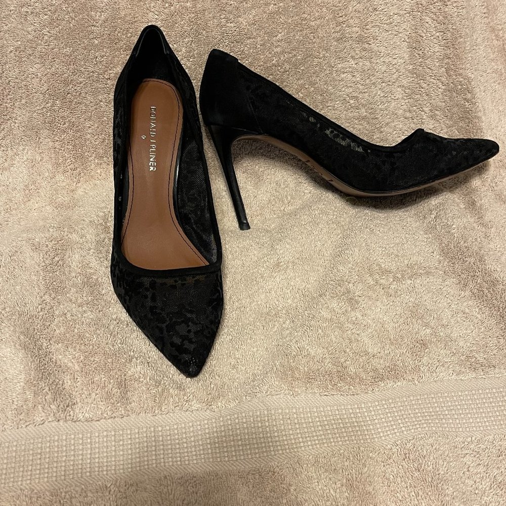 Donald J. Pliner Presli Mesh Pointed Toe Dress Heels